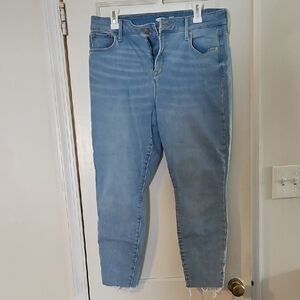 Old Navy Rockstary Super Skinny Light Blue Jeans (Size 14)